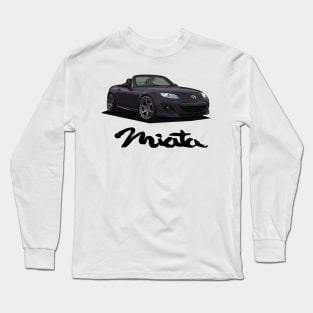 Mazda MX-5 Miata NC - NC2 Radiant Ebony Purple Long Sleeve T-Shirt